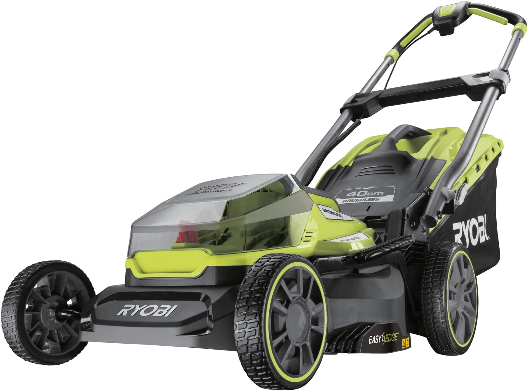 RYOBIRY18LMX40A-0 18V ONE+ Cordless 40cm Brushless Lawnmower, Green