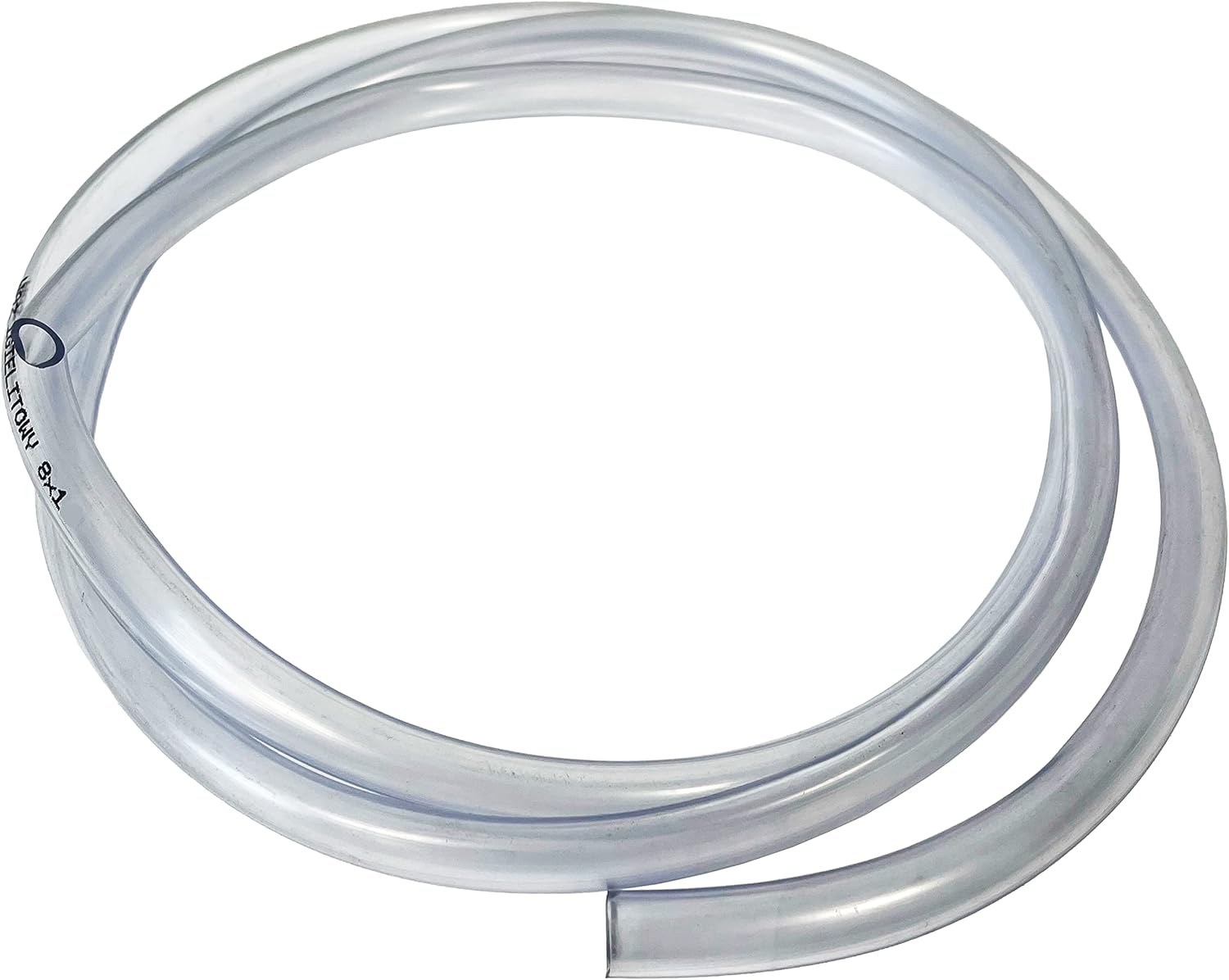 Tuyau De Transfert De Carburant PVC 171 Cm – Diamètre Intérieur 14 Mm, Avec Valve En Cuivre | Pour Essence, Diesel, Huile