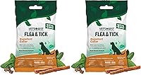 Vista 11 de Vet's Best Collar natural para pulgas y garrapatas para perros, collar repelente natural con ingredientes a base de plantas, prevención