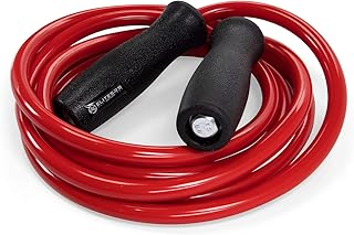 Elite Jumps Muay Thai 2.0 Weighted Jump Rope - Designed for High-Intensity Training, Muay Thai, & MMA Workouts - Heavy 1.2lb PVC Jump Ropes for Fitness