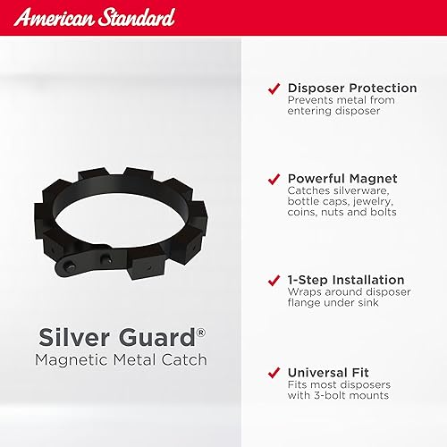 Miniatura 8 de American Standard 10-US-AS-7 - Triturador de basura, 34 HP, color negro