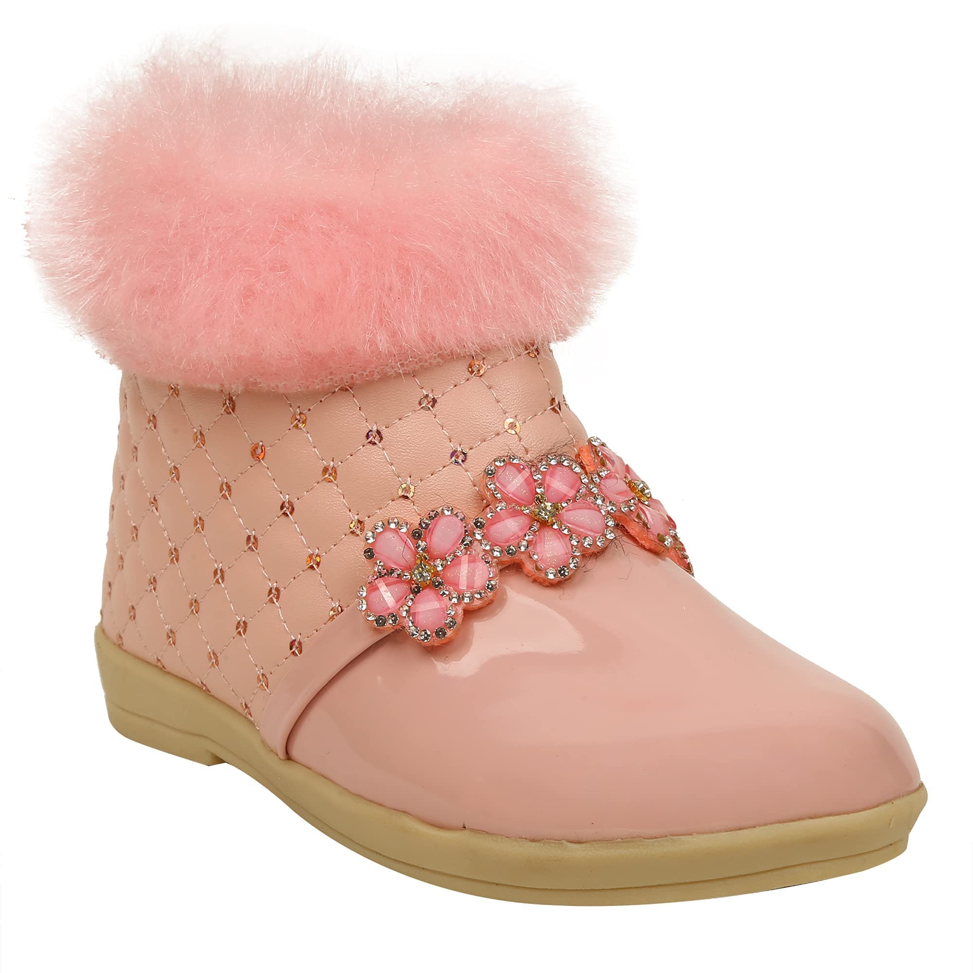 Prattle Foot Girls Ankle Length Long Boot, Kids Boot (Pink)-3.5-4 Years (B09RQXZTFB) Amazon Price History, Amazon Price Tracker