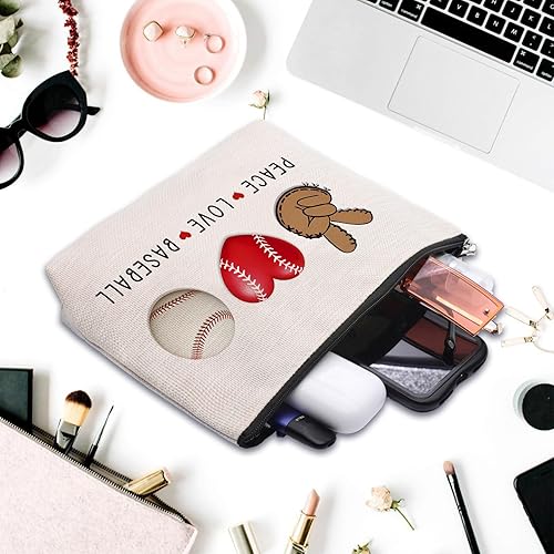 Miniatura 4 de CEASQVAA Bolsa de cosméticos de maquillaje para mujer, compañero de trabajo, regalo de cumpleaños, bolsa de maquillaje para colegas y amigos, Balón