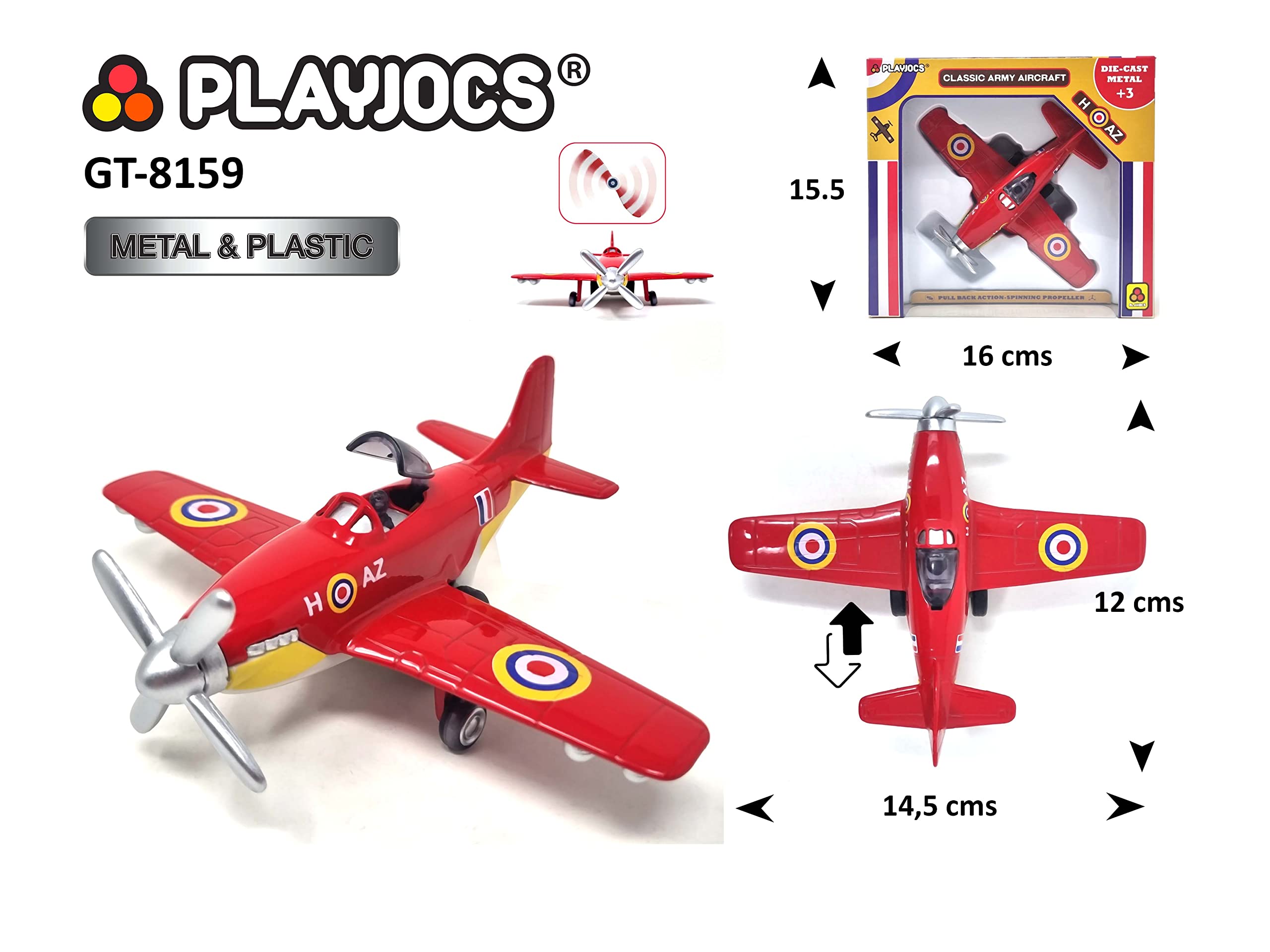 PLAYJOCS GT-8159 Wojskowy samolot