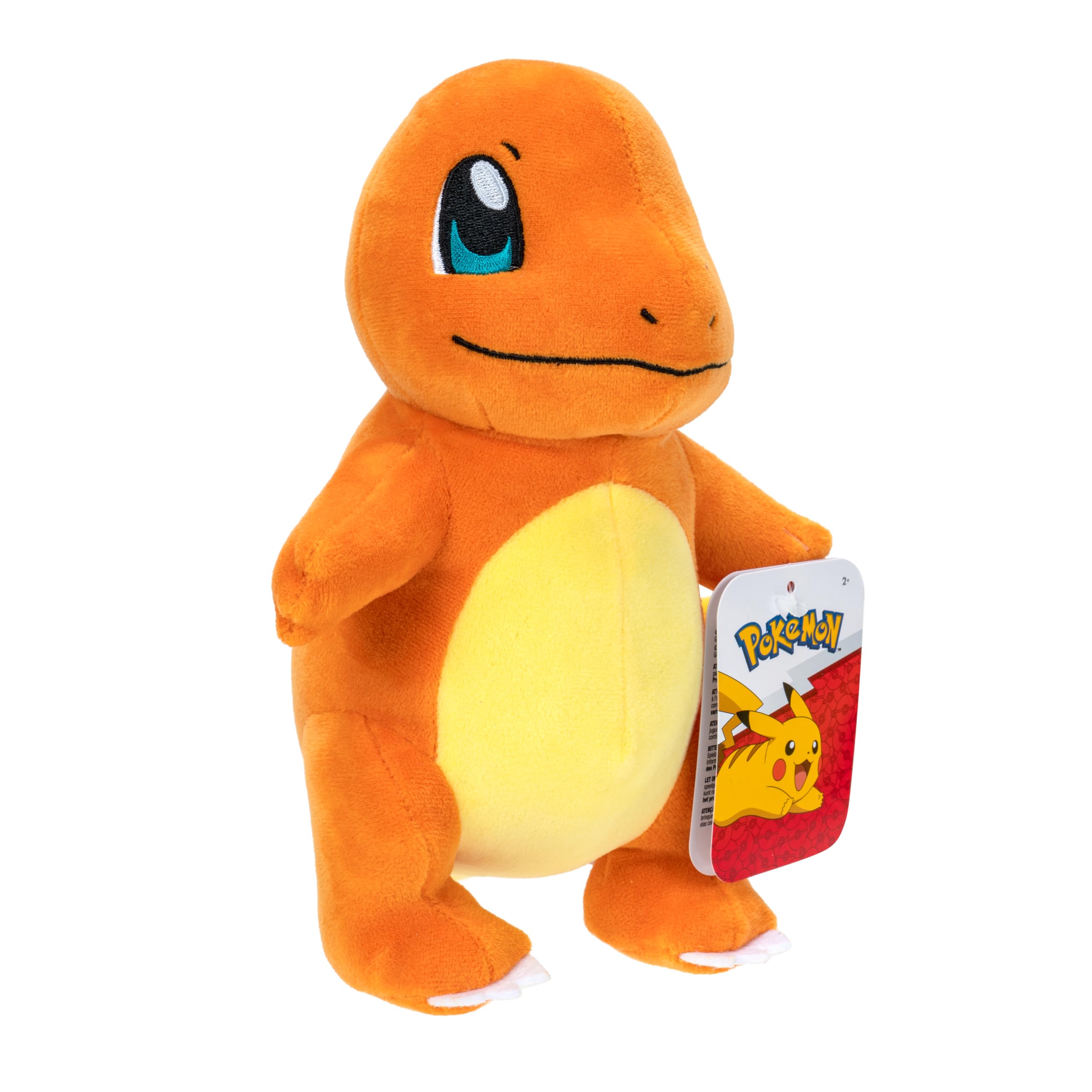 Pokémon Peluche Salamèche Peluche Douce de 20 cm avec des détails Authentiques