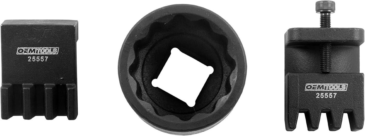 OEMTOOLS 25557 Flywheel Locking Tool, 3 Piece Flywheel Locking Tool Set, Flywheel Locks for Duramax Engines, Ford Compatible