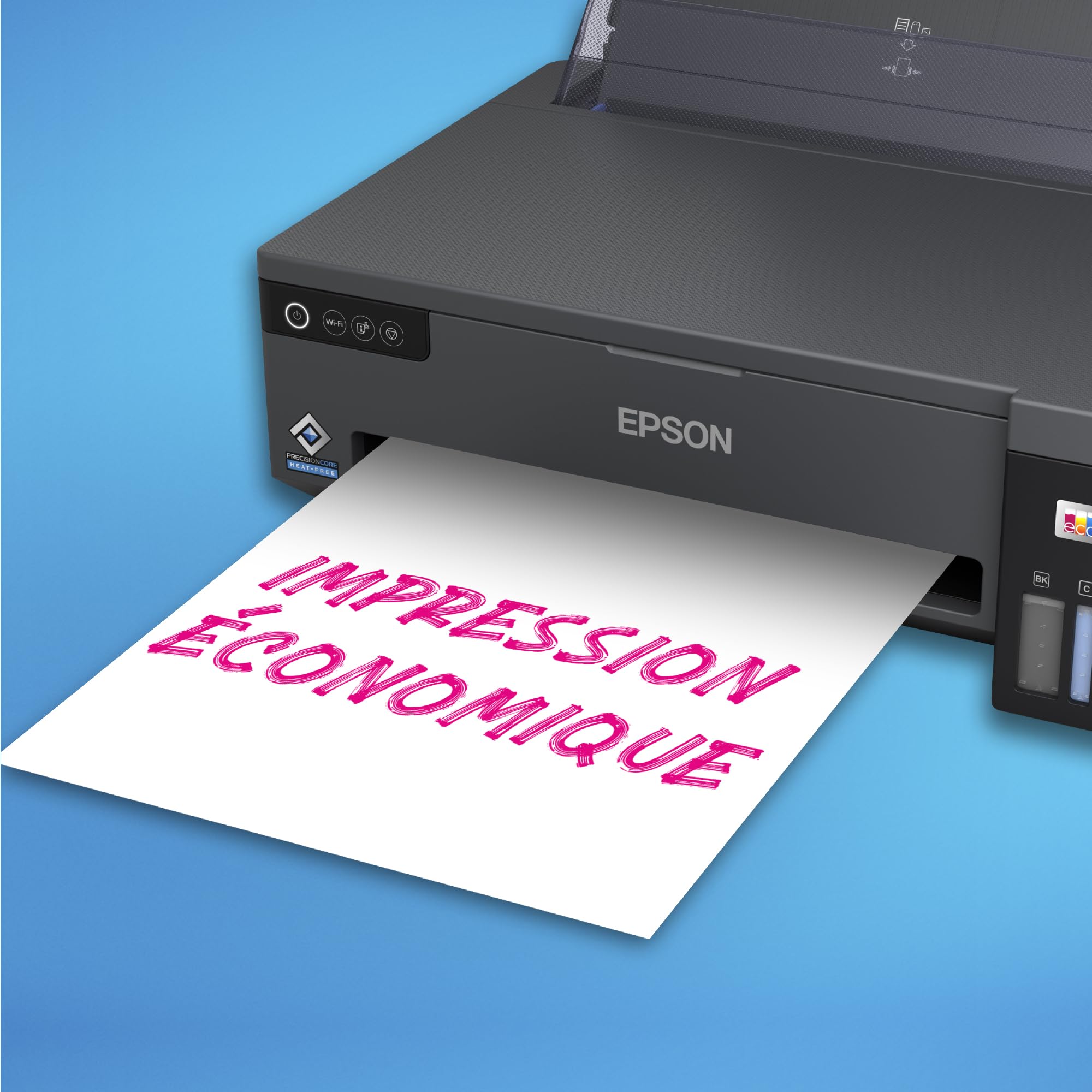 Epson Ecotank ET-14100 - Drucker - Farbe - Tintenstrahl - Its - A3 - 4800 X 1200 Dpi - Kapazit?t: 100 Bl?tter - Usb, WI-Fi - Schwarz (c11ck39401)