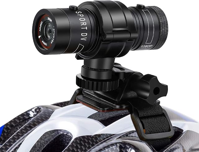 Elikliv Action Camera, Helmet Sports Video DV Camcorder, 4K HD Full HD 1080p Bike Bicycle Motorcycle WiFi Webcam for Vlog Cam Waterproof 10M, Car Video Recorder