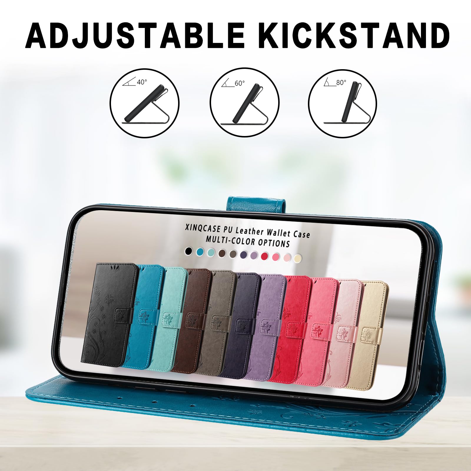 Cover per Samsung Galaxy A52 4G / 5G / A52S 5G, Custodia a Portafoglio in Pelle PU [Slot per Schede], Cover a Libro Flip Caso Custodia per Samsung A52 4G / 5G / A52S 5G, Blu