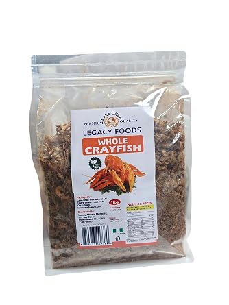 Legacy Foods Whole Crayfish, 1 lb in a reclosable bag