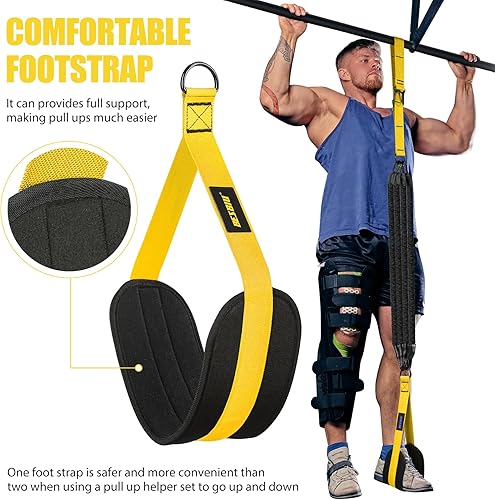 Miniatura 5 de Pull Up Assistance Bands 260lbs, Heavy Pull Up Bands Resistance Bands for Pull Ups Working Out with Feet Rest, Pull Up Bar Bands Assistance Bands
