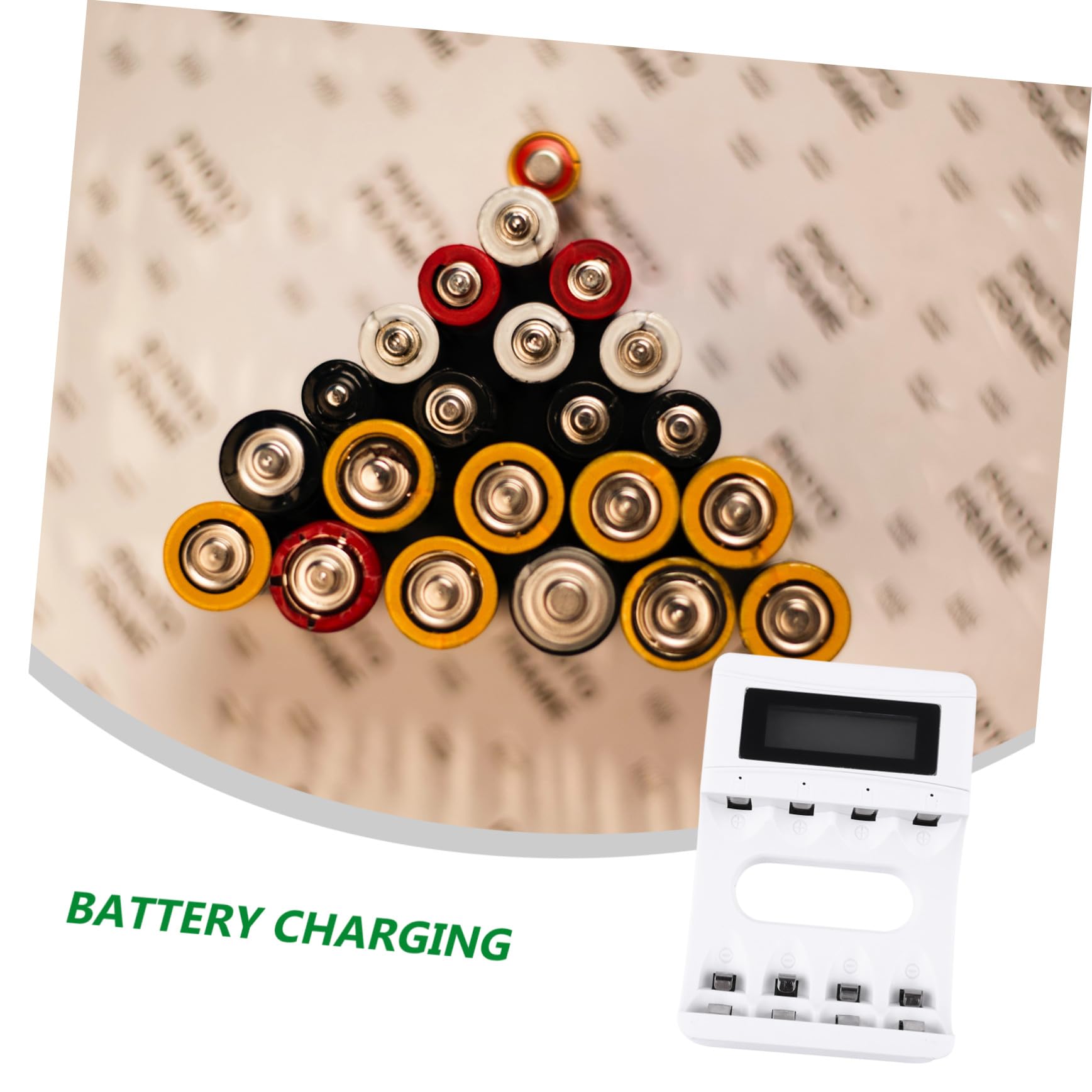 Housoutil 3 Piezas Cargador Banco energía batería Recargable baterías c Recargables d Recargables Portable Charger carregador Cristal liquido baterías NiMH c02 Abdominales