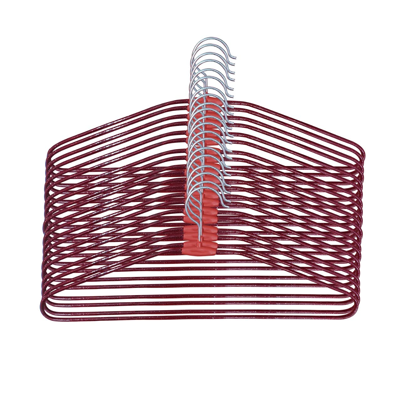 ROLLYWARE Steel Cloth Hanger Indias First Unique Design 30 Pieces Stainless Steel Red Hanger (Set of 30) (B099NNC5R6) Amazon Price History, Amazon Price Tracker