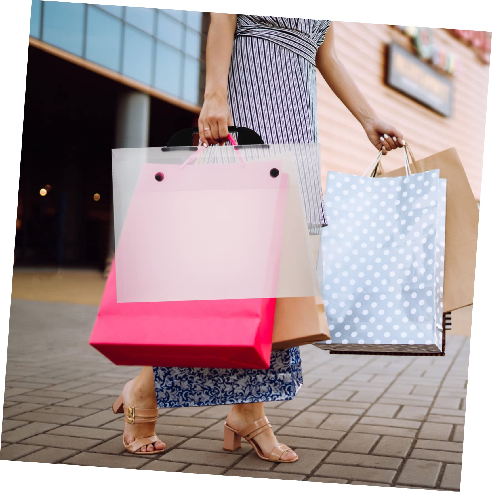 DOITOOL Poster Storage Bag Handheld Artwork Carrying Pouch Durable Portfolio for Artworks Files and Documents Practical Storage for Outdoor Use