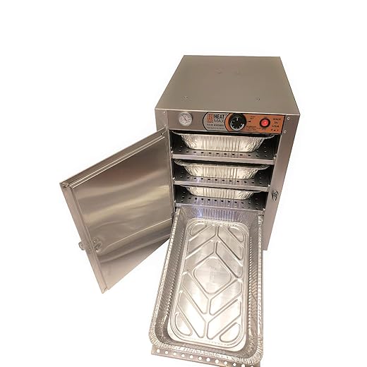 HeatMax 162224 Electric Party Catering Full Size 3.25" Tall Pans Hot Box Food Warmer, The Original and The Best, NSF/UL Certified Great for Schools and Churches - Made in USA with Service, Support