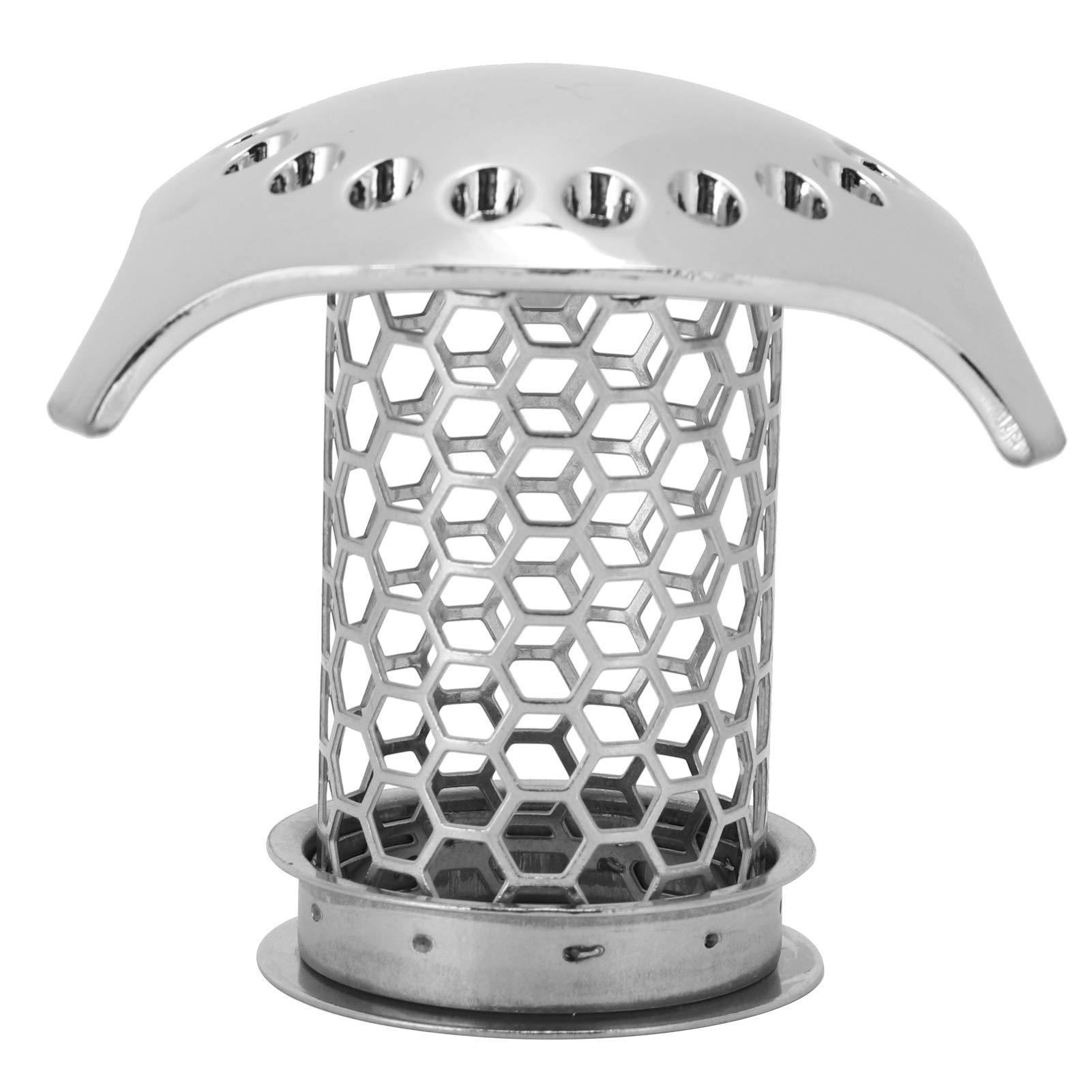 Crépine Anti-Cheveux En Inox – Protection Évier & Douche Anti-Colmatage, Facile à Nettoyer (Taille L)