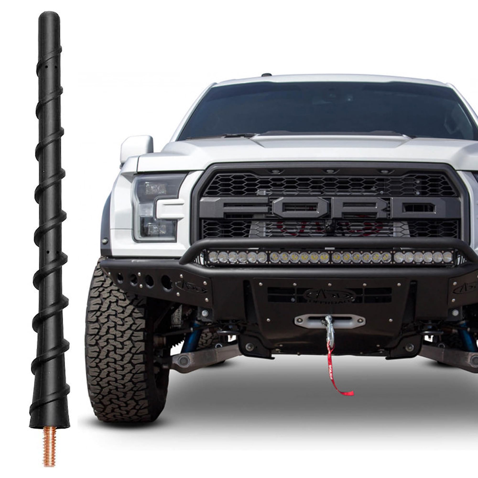 BASIKER Short Antenna Fit for 2009-2026 Ford F150 F250 F350 Bronco F450