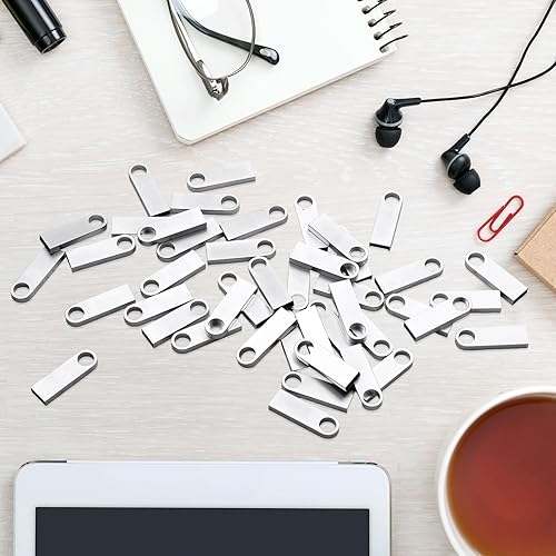 Miniatura 5 de Paquete de 50 unidades USB 2.0 Flash a granel, impermeables, memoria, unidades de lápiz de memoria, diseño de aleación de zinc para PC, computadora,