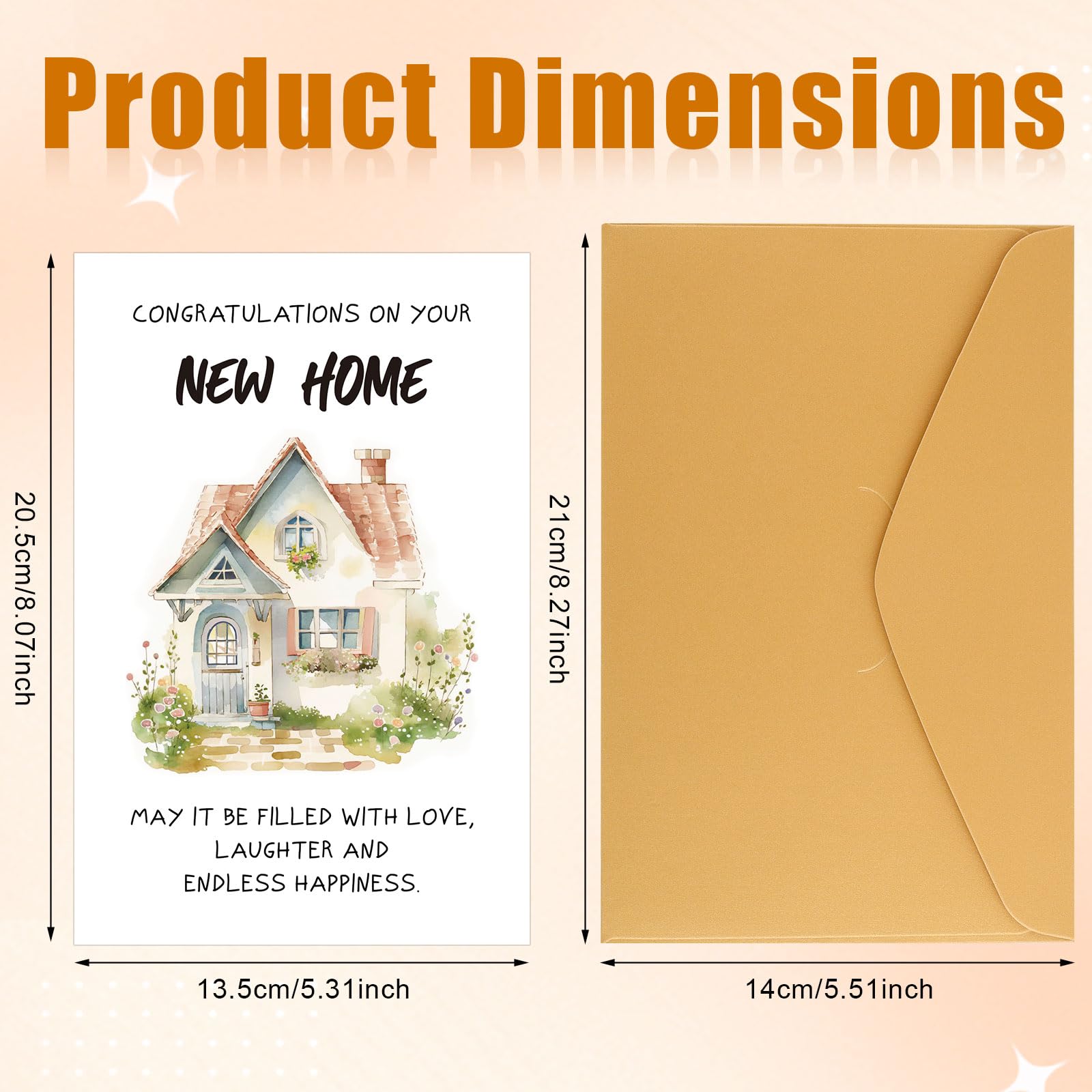 Emily Gift Lustige Umzugskarte – New House Karte | 12,7x17,8 Cm, Mit Umschlag | Glückwunsch Zum Neuen Zuhause