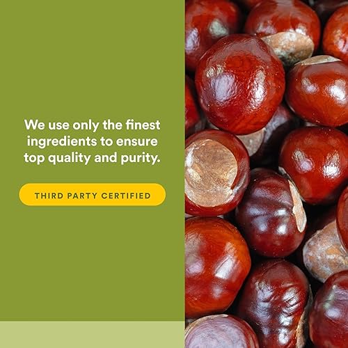 Miniatura 5 de HerbalFactors by Natural Factors, Castaño de Indias, Apoyo Antioxidante para un Sistema Circulatorio Saludable y Venas con GrapeSeedRich, 60