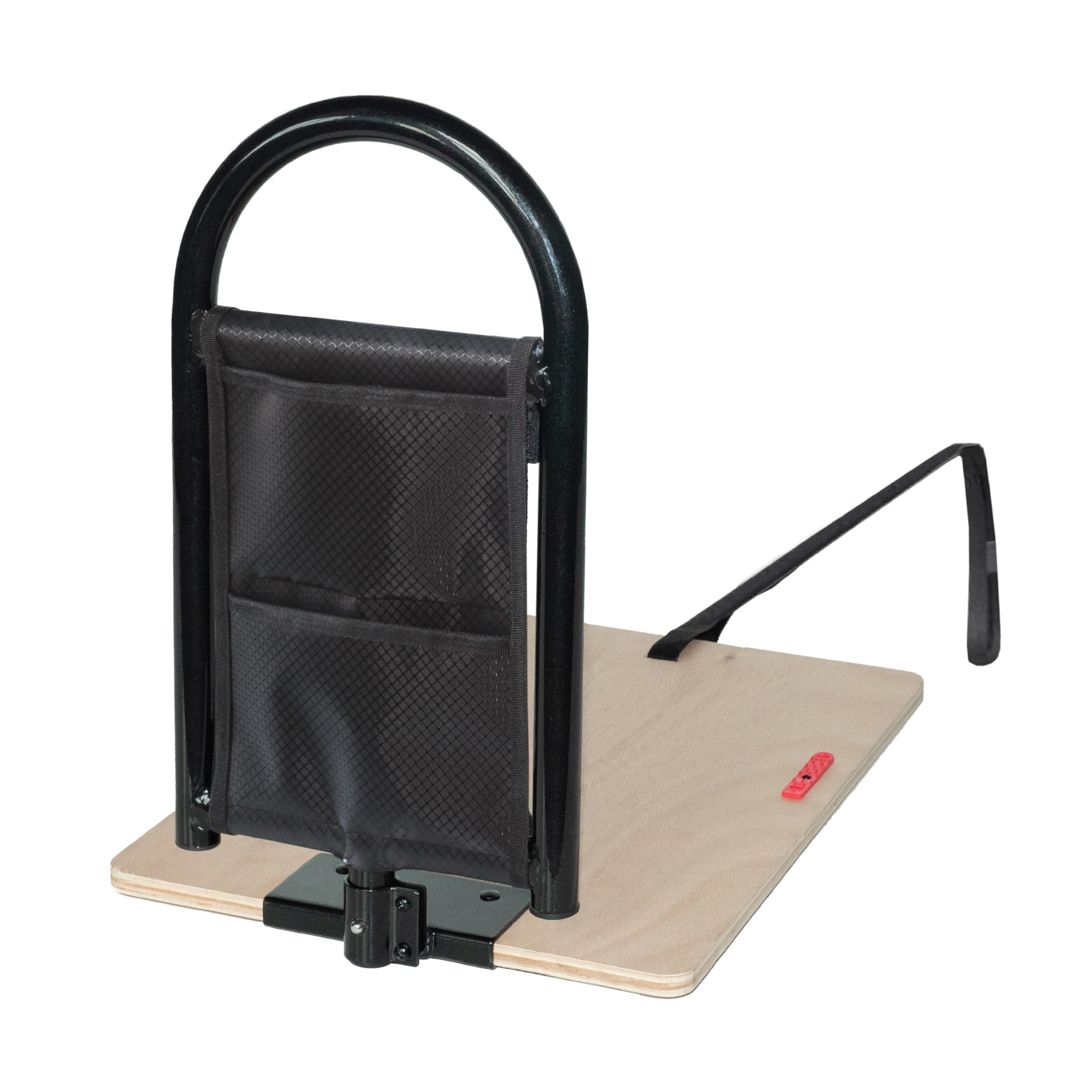 Stander BedCane, Adult Bed Rail and Support Handle, Bedside Safety Elderly Stand Assist with Organizer Pouch