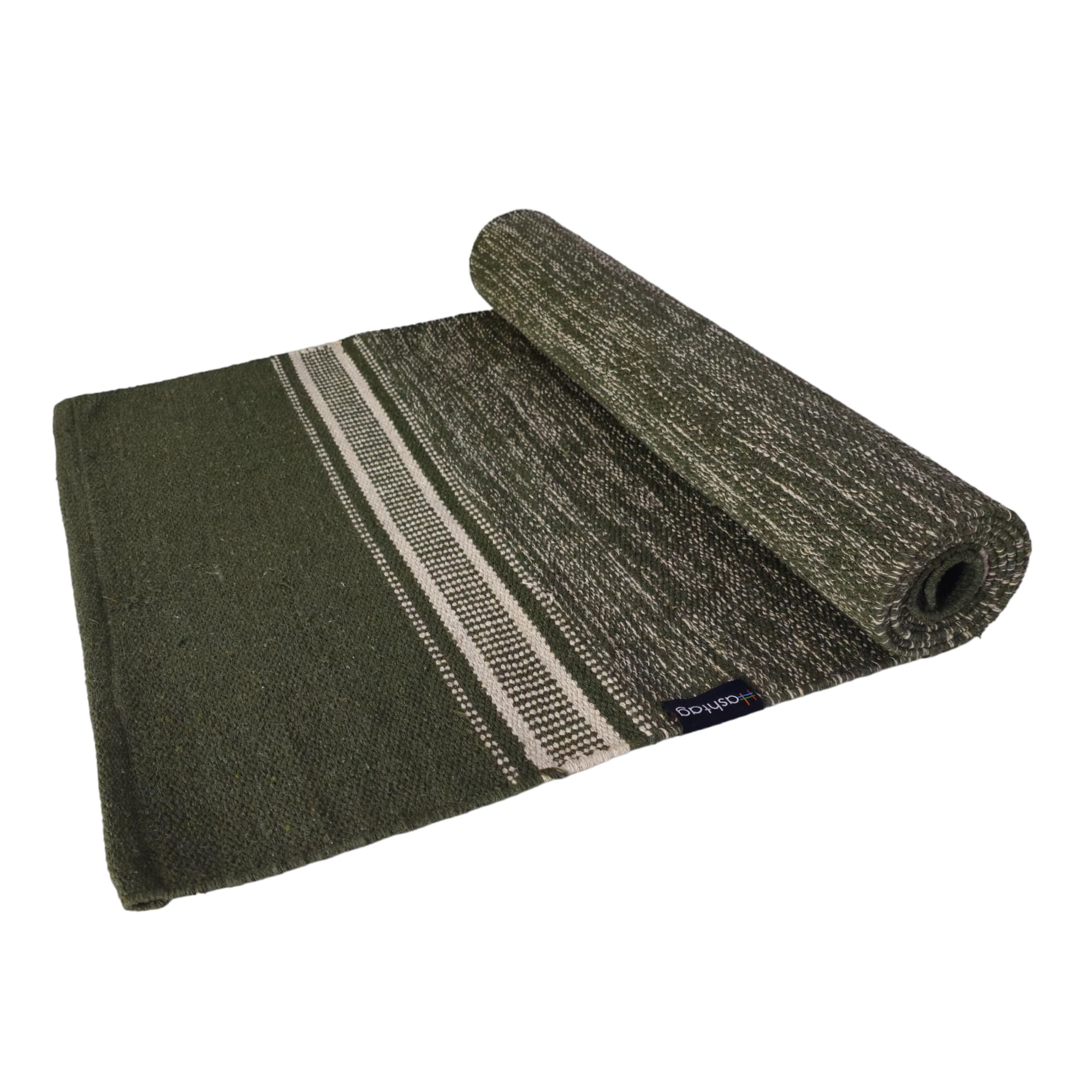 Hashtag® Cotton Yoga Mat, 2feetx6feets, Washable, Reversible, Easy to Carry, 24inchx72inch- Pack of 1 (B0CNTJN881) Amazon Price History, Amazon Price Tracker