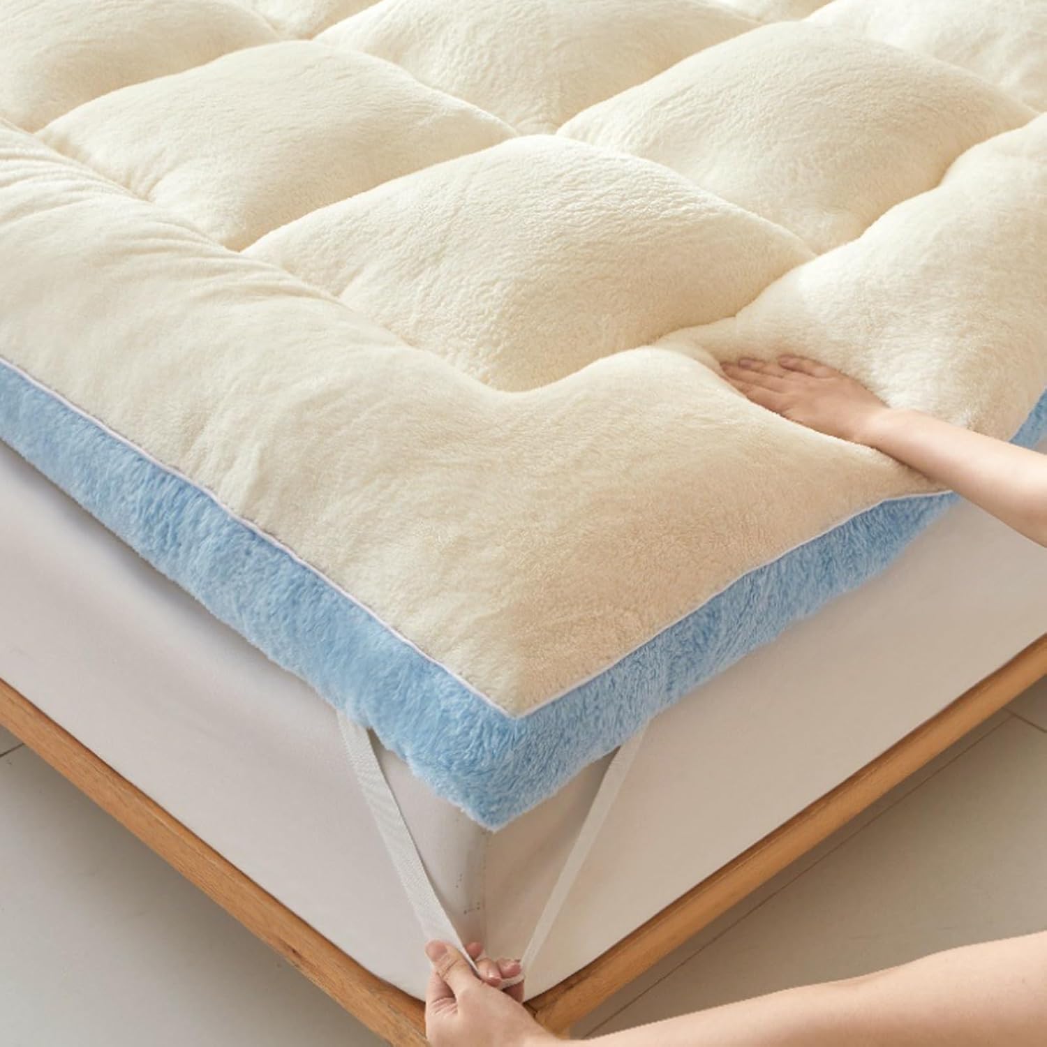 Floor Mattress Japanese Roll Up Futon Mattress Soft Thick Sleeping Pad Floor Mattresses,Japanese Floor Mattress, Foldable Mattress Thick Mat Save Space,for House Guest Camping Travel Couch