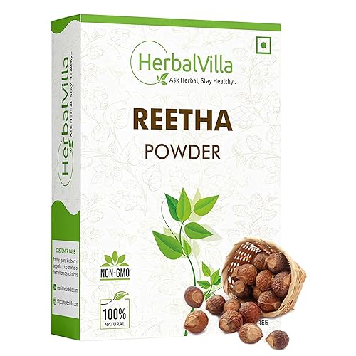 AZAZ Herbalvilla Pure Reetha Polvo para el crecimiento del cabello (7.05oz)