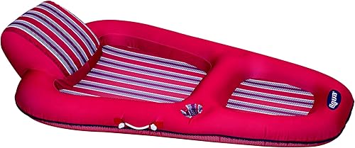 Miniatura 11 de Aqua Luxury Water Pool Lounge – Extra Large – Inflatable Pool Floats for Adults with Headrest, Backrest, Footrest & Cupholder – Multiple