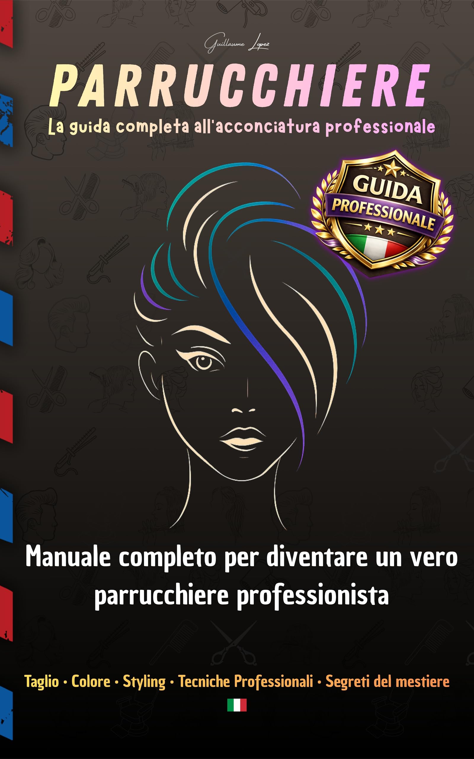 Livre parrucchiere pour apprendre l'acconciatura professionale en édition italienne
