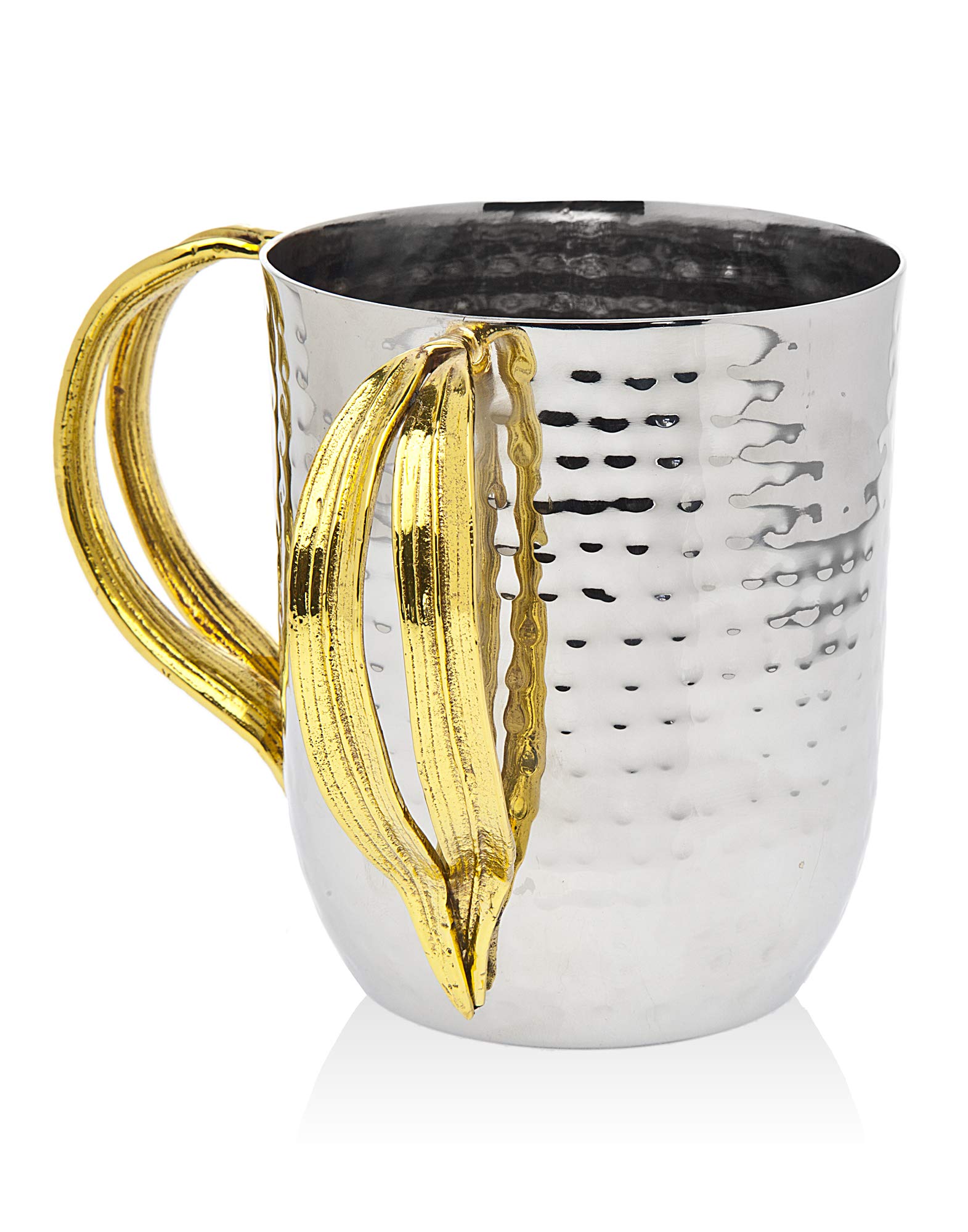 Godinger Wash Cup Crumpled Leaf Design