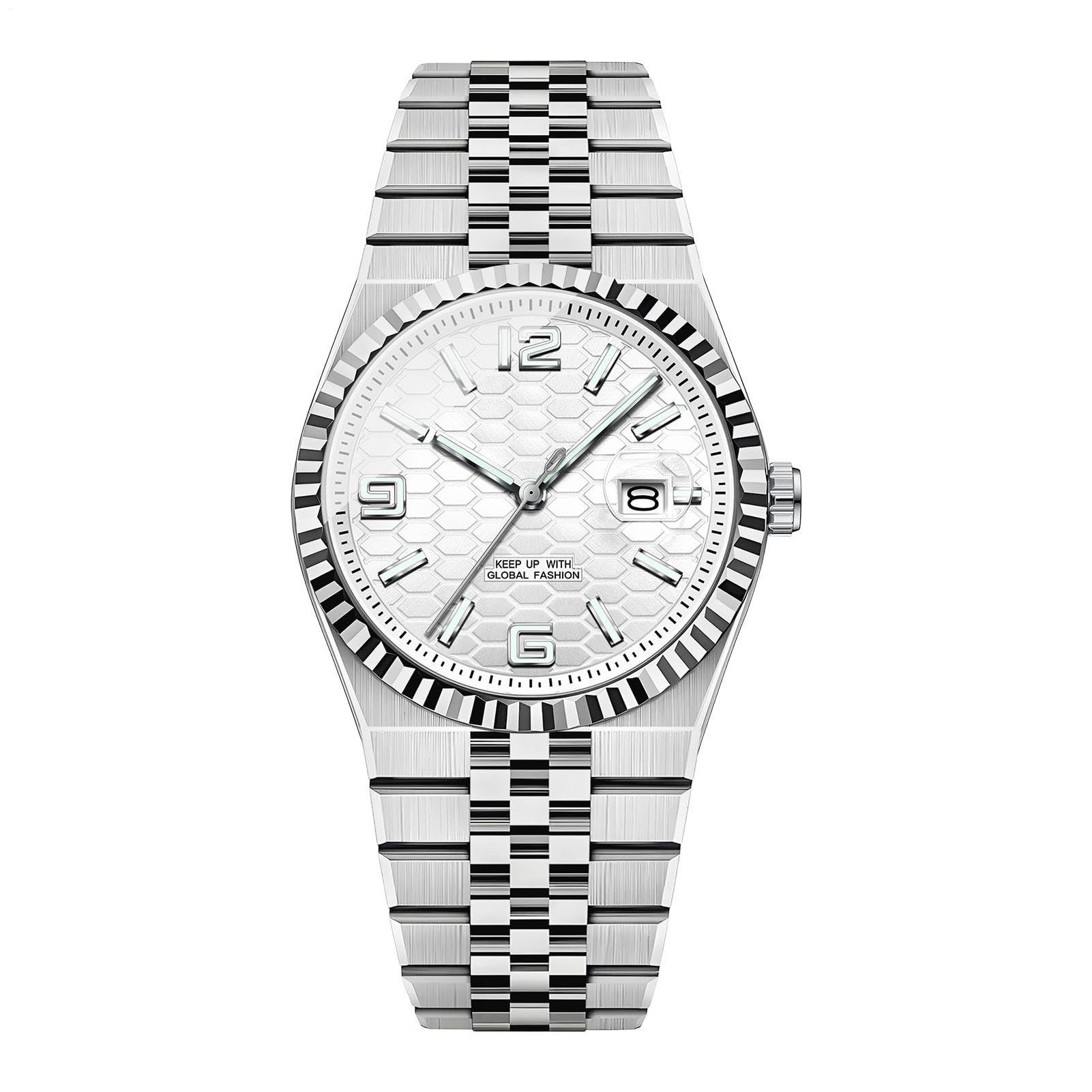 Relojes deportivos para hombres con correa ajustable y resistencia de 30 metros 8