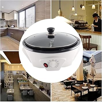 Electric Coffee Roaster Machine for Home Use,800g Household Electric Coffee Bean Roaster with Lid Roasting Machine Peanut Bean for Coffee Shop Home use.