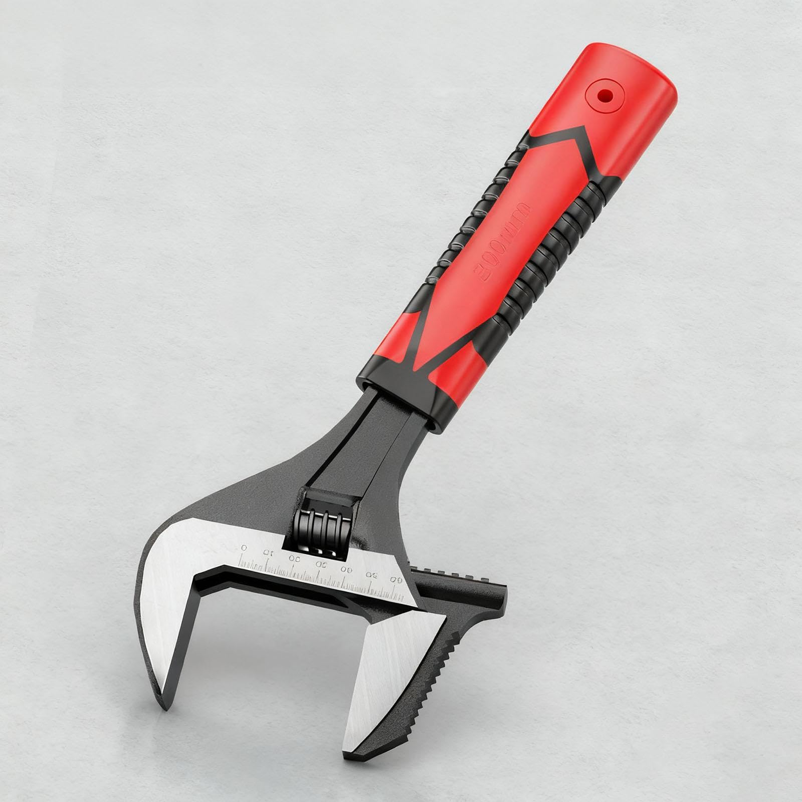 KESOTO Clé à Molette avec Ouverture Grande Réglable Outil de Plombier Polyvalent En Acier Carbone Utilisation Facile Poignée Ergonomique Adaptée pour Réparat, Ouverture de 65 Mm