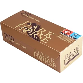 Dark Horse King Size Filter Sleeves Copper Edition 200 Tubes Per Box 25 Boxes 5000 Tubes