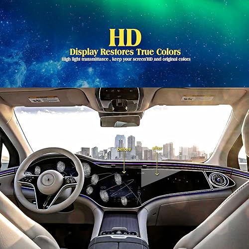 Miniatura 3 de EUEKY Protector de pantalla AMG EQE 53 2024 para 22 23 (AMG) EQS 23 24 Maybach EQS 24 AMG EQE 53 Protector de pantalla táctil AMG EQE Película