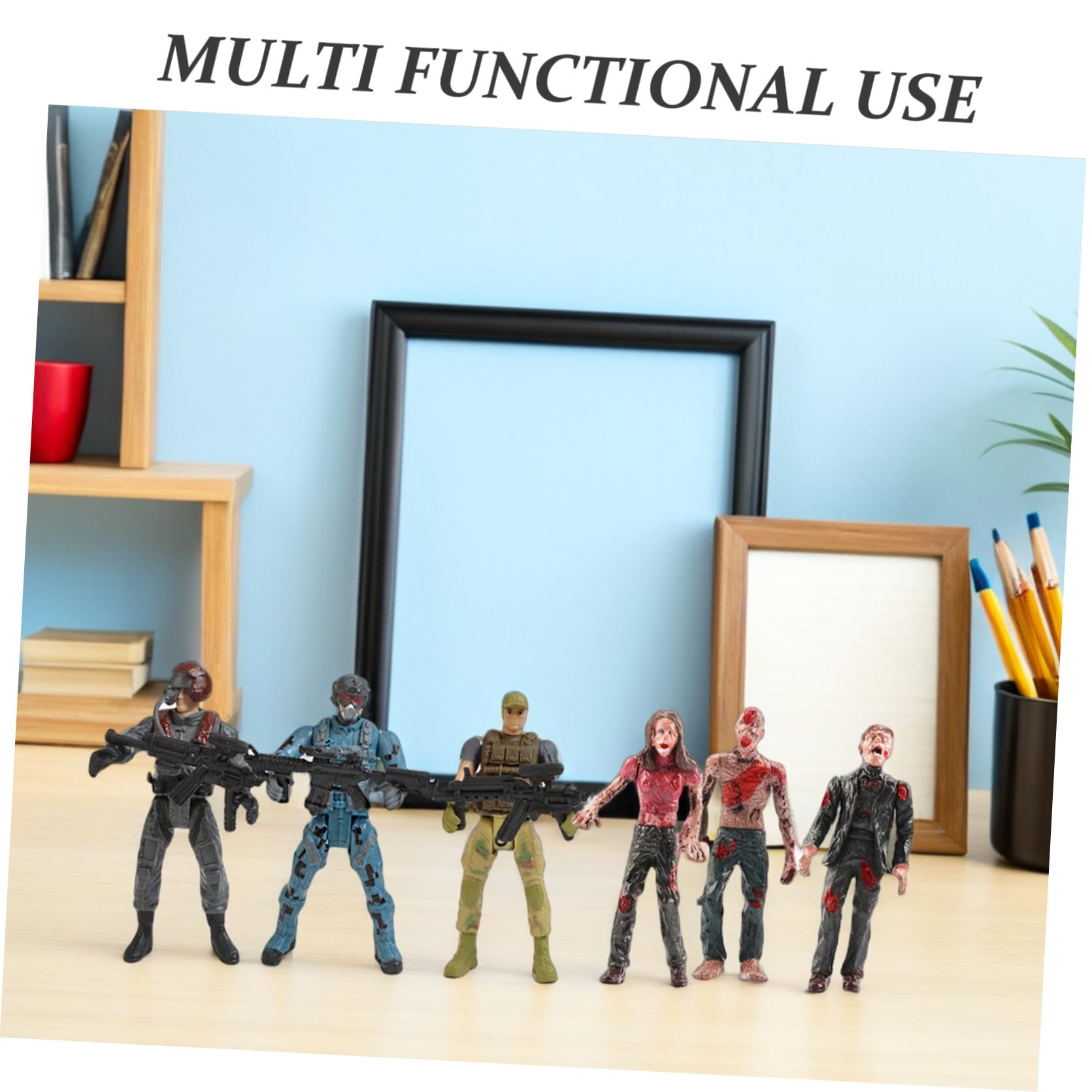 Beaupretty Action Figure Soldato Militare 10cm, 12 Pezzi, Plastico