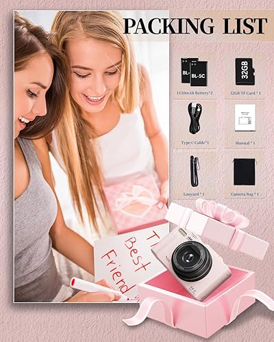 Miniatura 8 de Cámara digital 4K para fotografía y vlogging, cámara de YouTube con pantalla abatible de 180 de 3 pulgadas, enfoque automático, WiFi, zoom 18X,