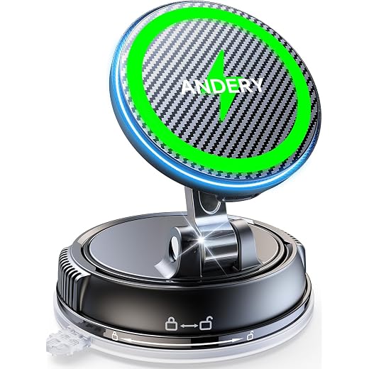 ANDERY 15W MagSafe Car Mount Charger