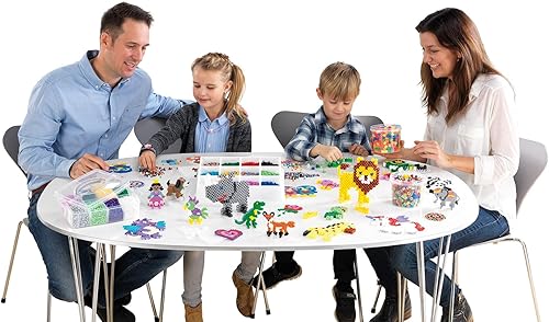 Miniatura 7 de Bolsa de cuentas  Aproximadamente 1000 cuentas de fusibles midi  Decoración de mosaicos para artes y manualidades para niños creativos a partir de 5