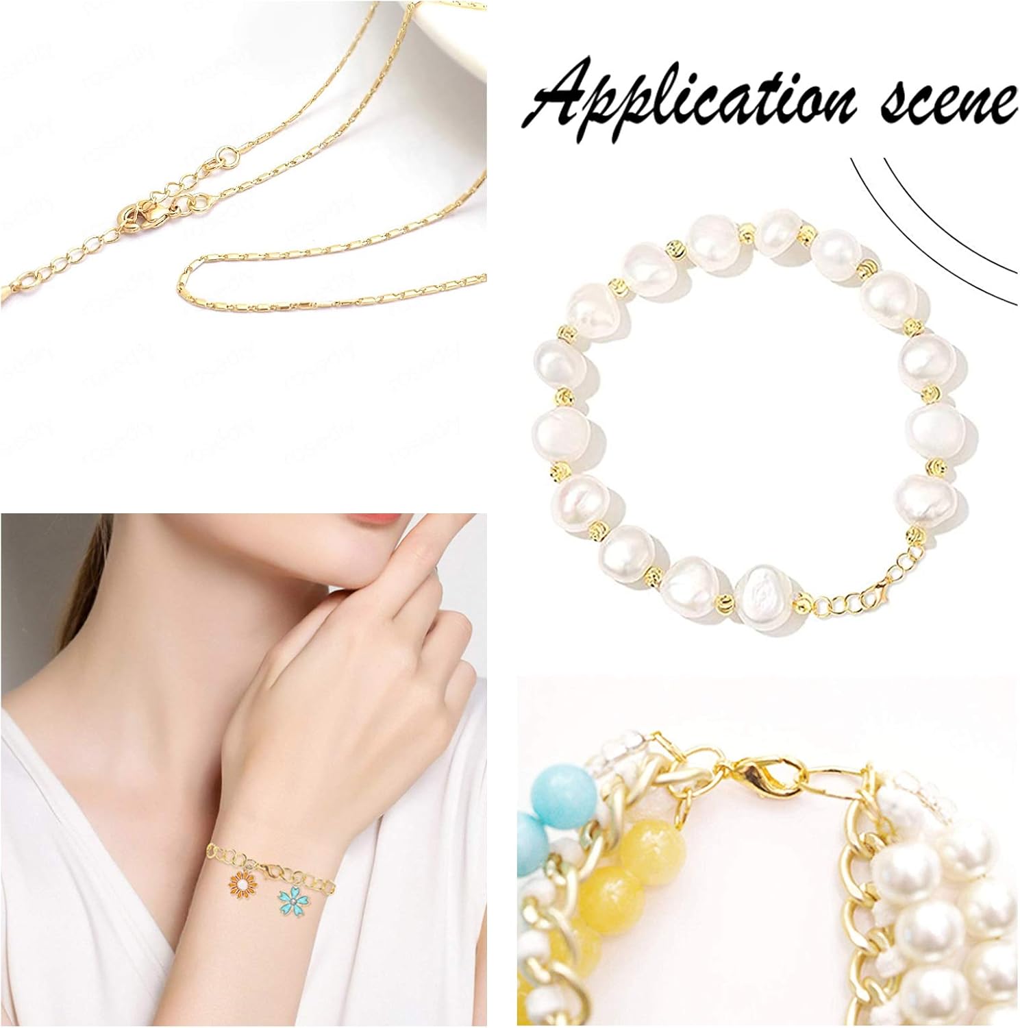 BENECREAT 30PCS 18K Gold Plated Lobster Clasps 12x7x2.5mm Brass Lobster Claw Clasps with Plastic Container for Jewellery Making Bracelet Necklace Pendants - Image 7