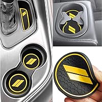 Vista 9 de Auprite Alfombrillas antipolvo para accesorios Dodge Challenger 2015 2016 2017 2018 2019 2020 2021 2022 2023, se adapta a la medida forros