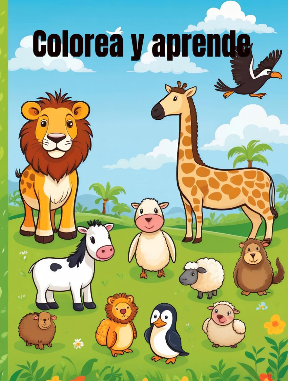 Colorea y aprende: Libro educativo para niños de 2 a 7 años