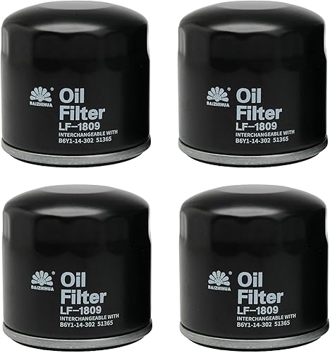 Miniatura 2 de 4 filtros de aceite BAIZHIHUA 1809 que reemplazan a 15410-MFJ-D02, KN-204-1 para Honda Goldwing 1800 GL1800 NC700X NC750X RC51 ST1300 VFR800