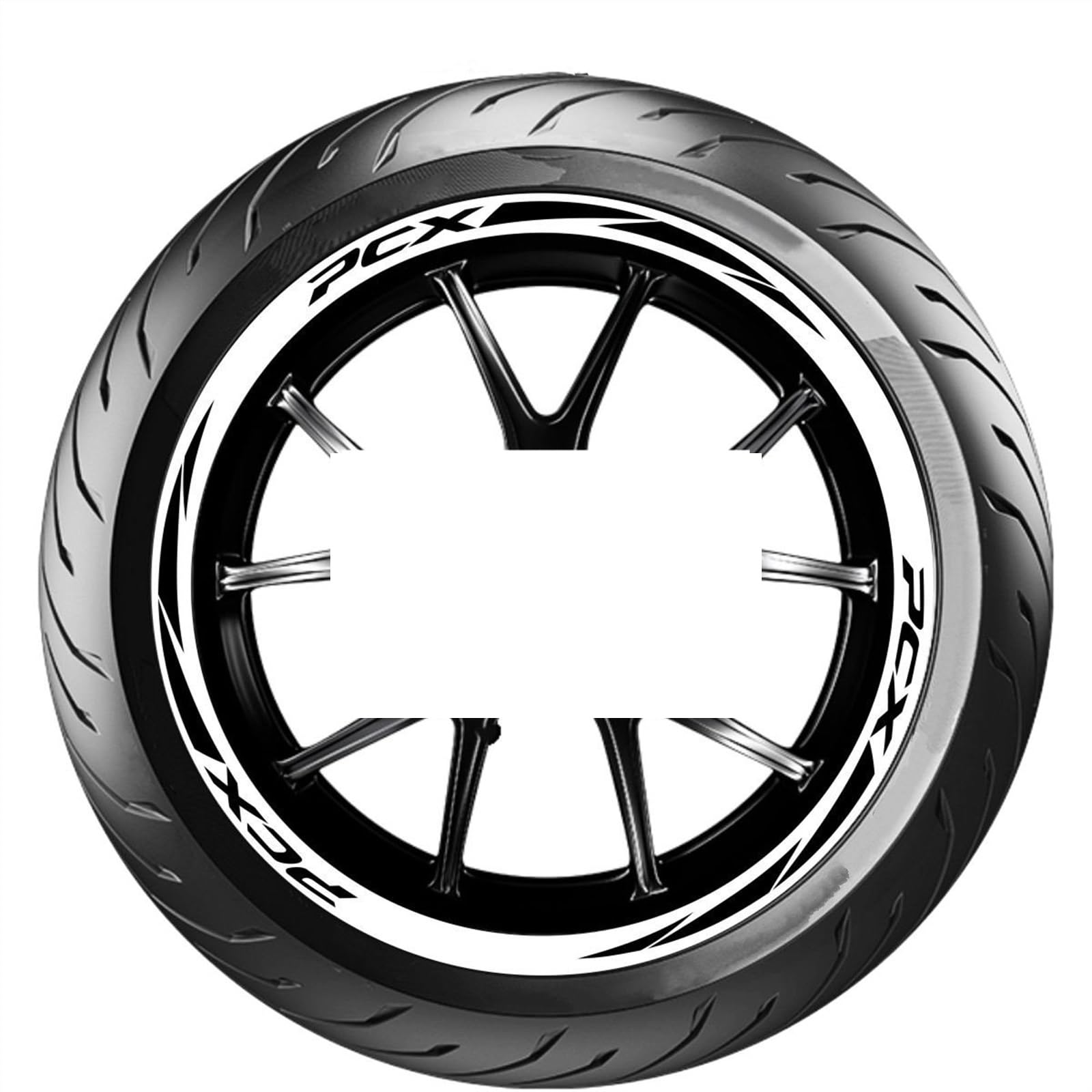 Applique Motorcycle Wheel Stickers for H&ornet for 600 900 250 Rim Decals(A3)