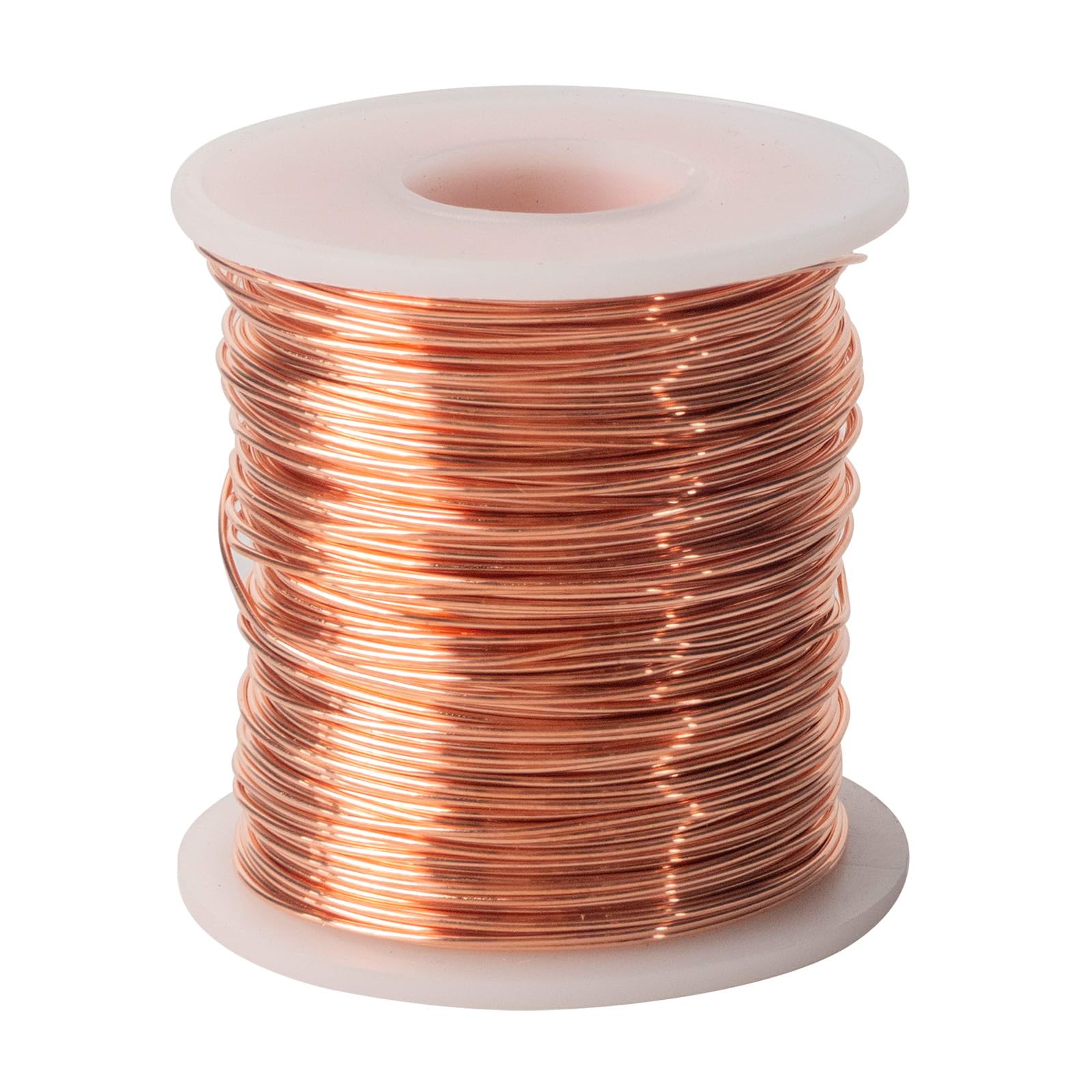 99.9% Soft Copper Wire,24 Gauage(0.5 mm),1 Pound 800FT Spool Pure Copper Wire for Jewelry Making, Beading,Electroculture