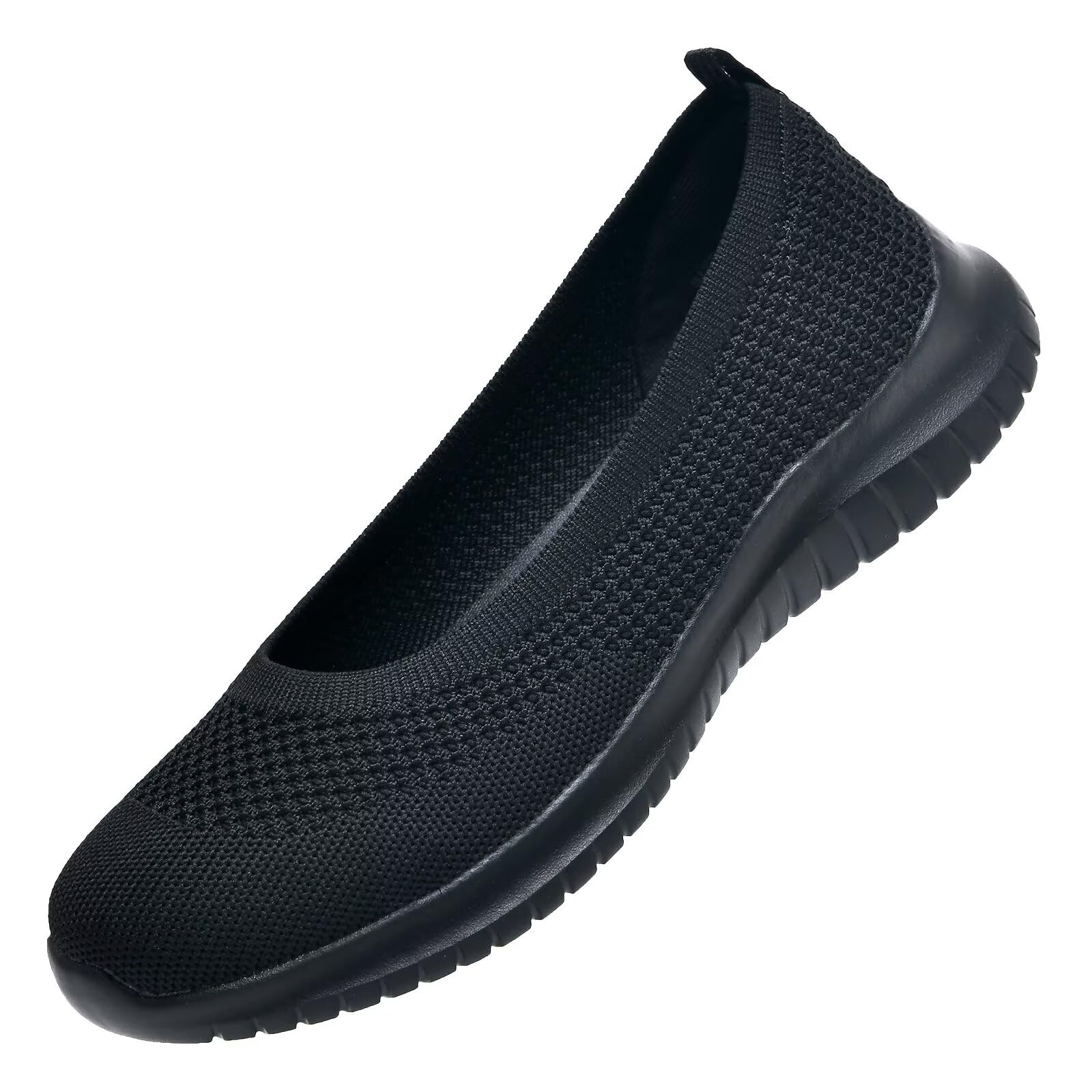 konhill Slip on Turnschuhe Frauen Laufschuhe leicht Flats Sc