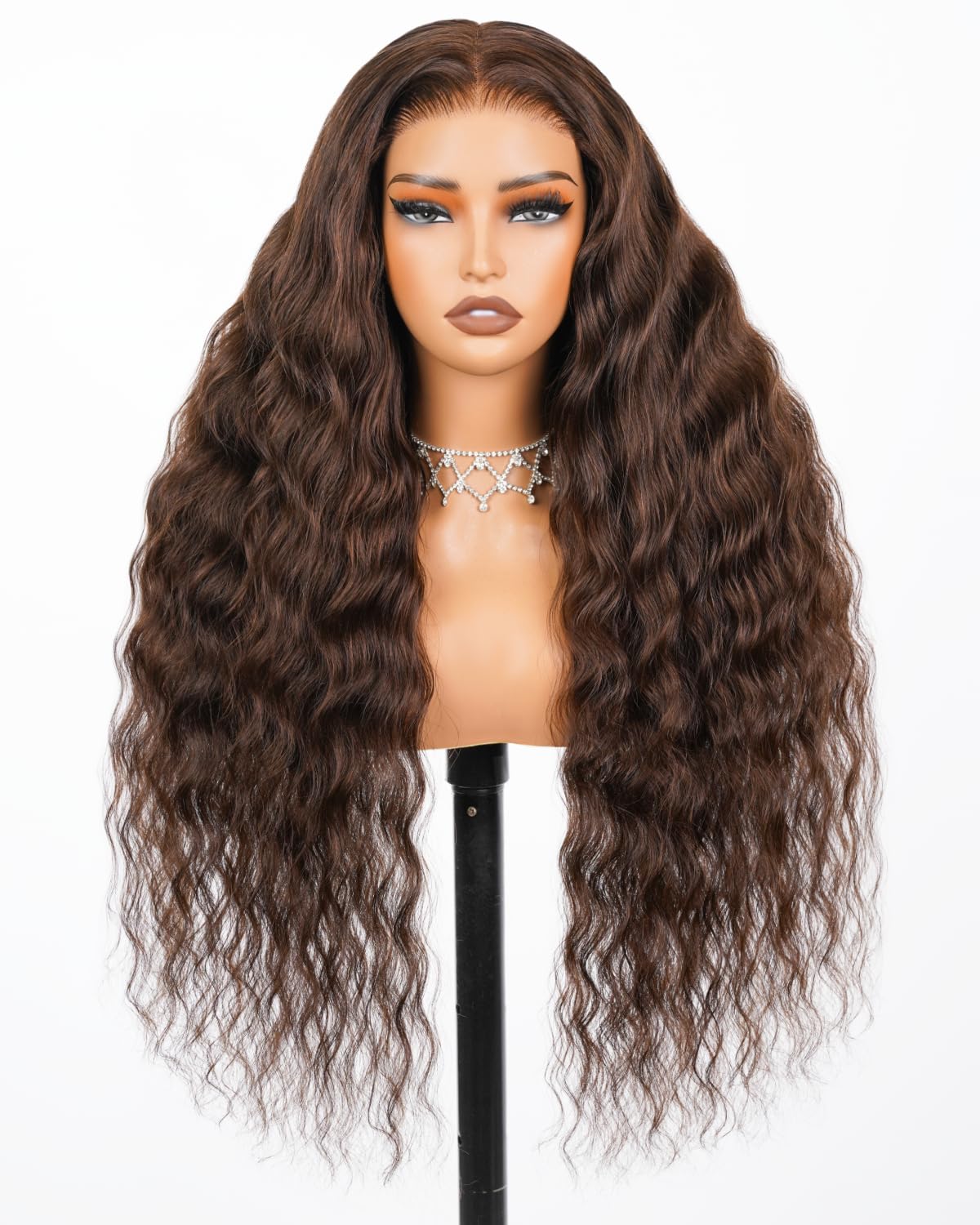 Arabella Reddish Brown 5x6 Wear and Go Glueless Wigs Auburn Human Hair Pre Plucked Pre Cut Body Wave 230% Density Color Lace Front Wigs Human Hair for Black Women Bleached Knots 24 inch