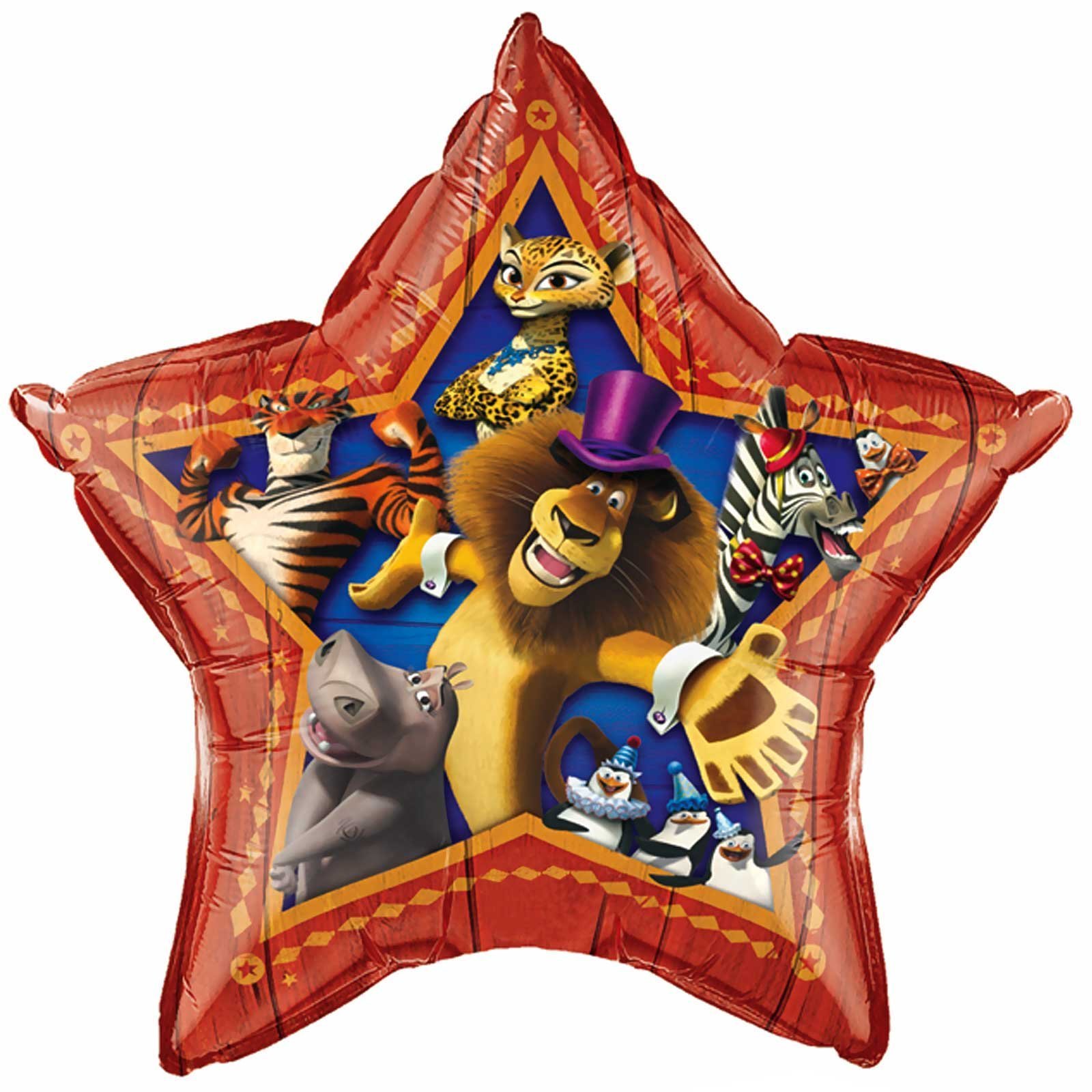 Madagascar 3 - 18" Foil Balloon Party Accessory