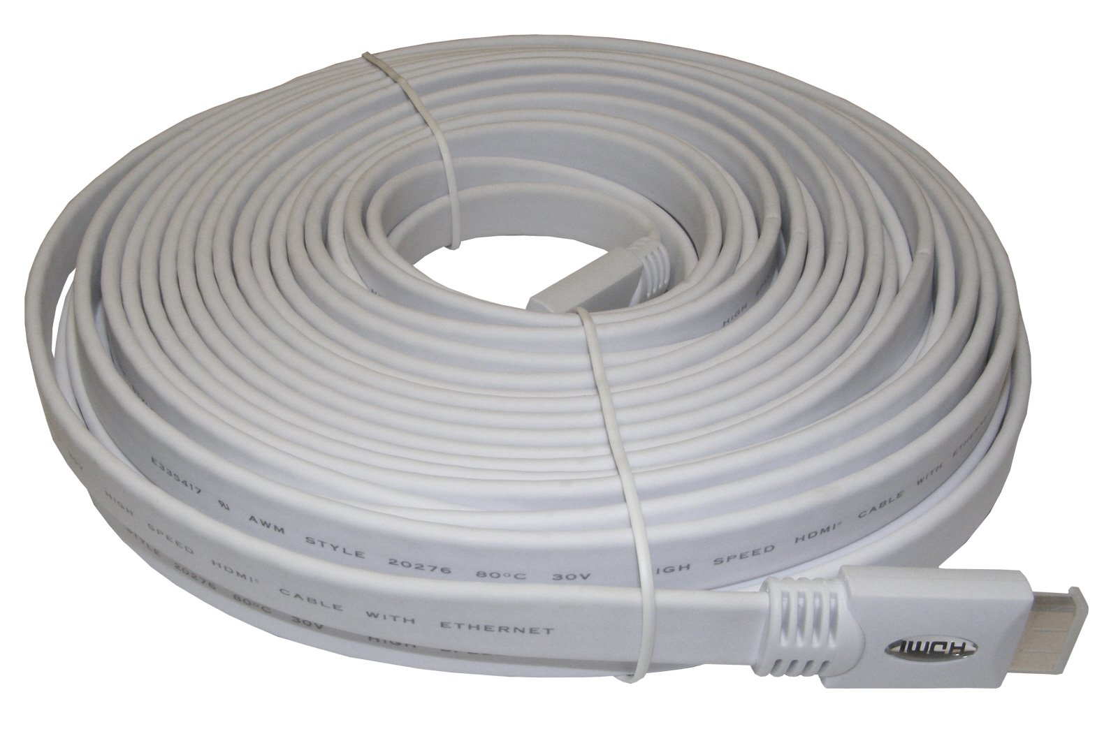 SAC Electronics AE0536 15m 2.0 3D/2160P Flat HDMI Lead Cable - White